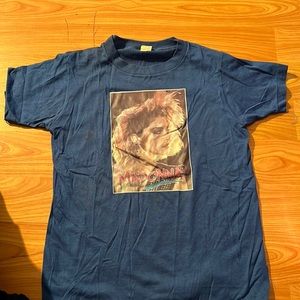 Vintage 80's Madonna T-Shirt Small Blue Single Stitch Screen Stars